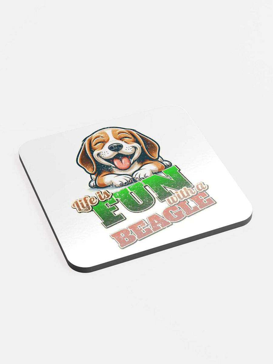 Fun Beagle Life Cork Coaster product image (2)