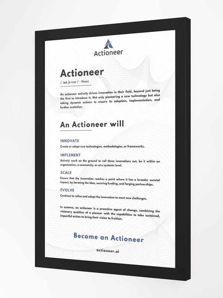 Actioneer Manifesto (White) product image (3)
