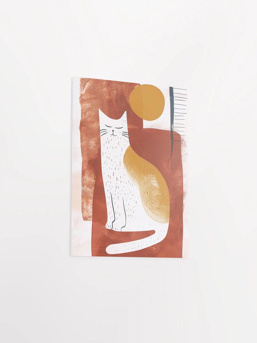 Serene Feline Bliss Poster product image (6)
