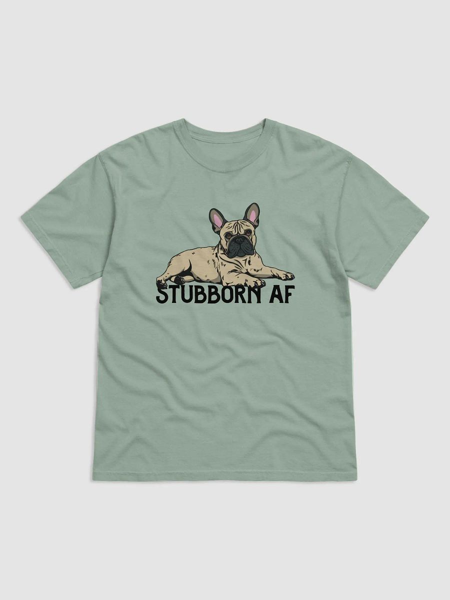 Stubborn AF T-Shirt of a French Bulldog (Fawn) | Funny T-Shirt for Frenchie Owners product image (4)