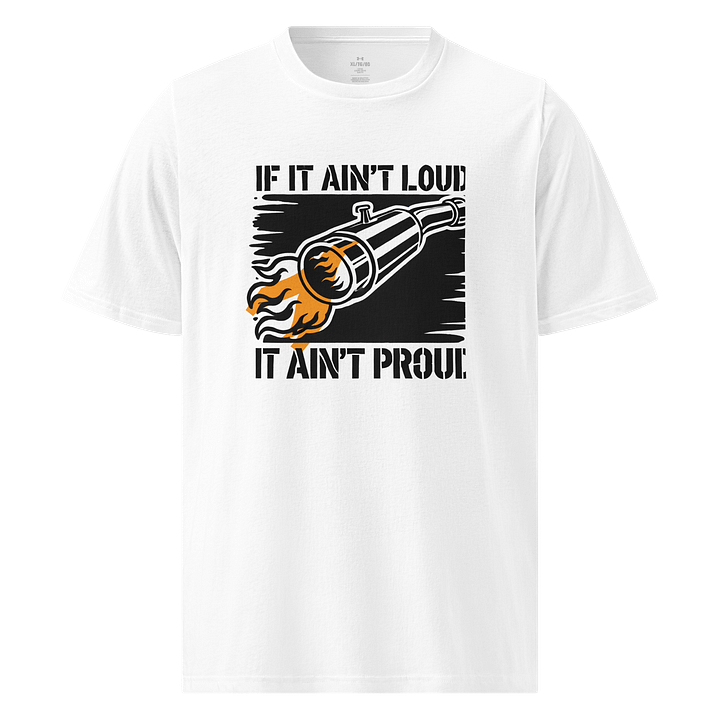 Flaming Fury Motorcycle Exhaust Pipe T-Shirt product image (1)