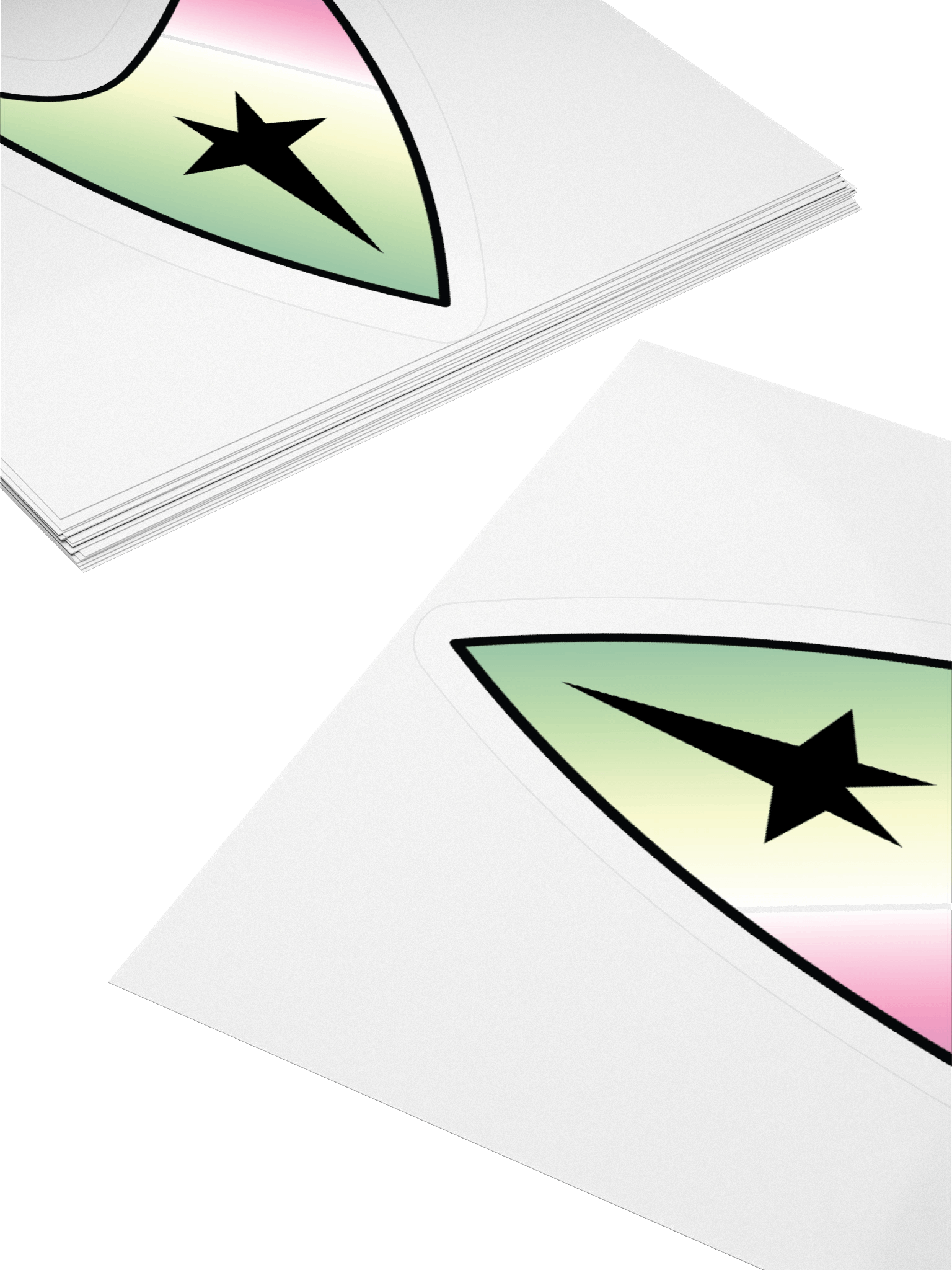 Genderfae Pride Gradient Starfleet Sticker product image (11)