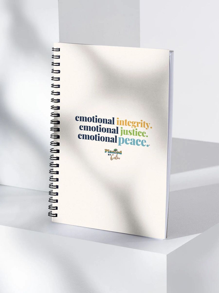 Official Planted By Calm | Calm Keepers Dot Spiral Notebook (Style 1 - Sand) product image (2)