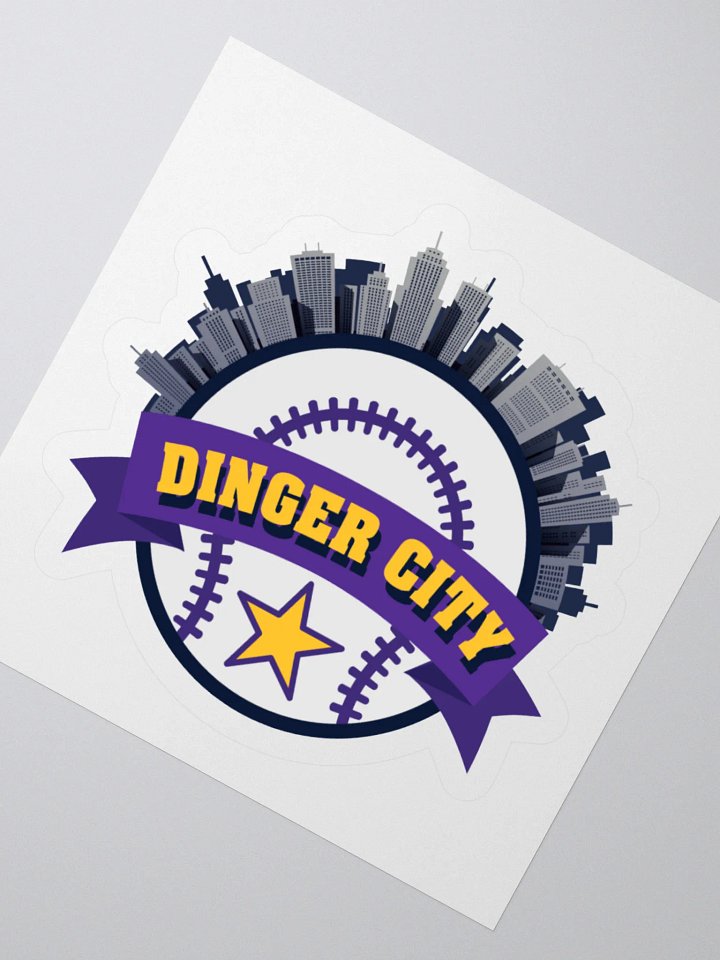 Dinger City Logo Sticker product image (5)
