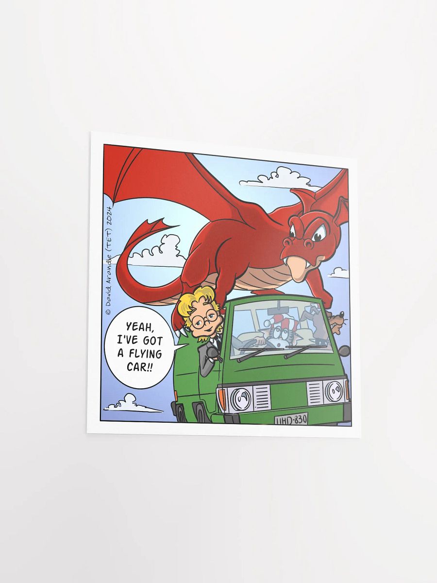 I've Got a Flying Car - Resident Dragon Poster product image (8)