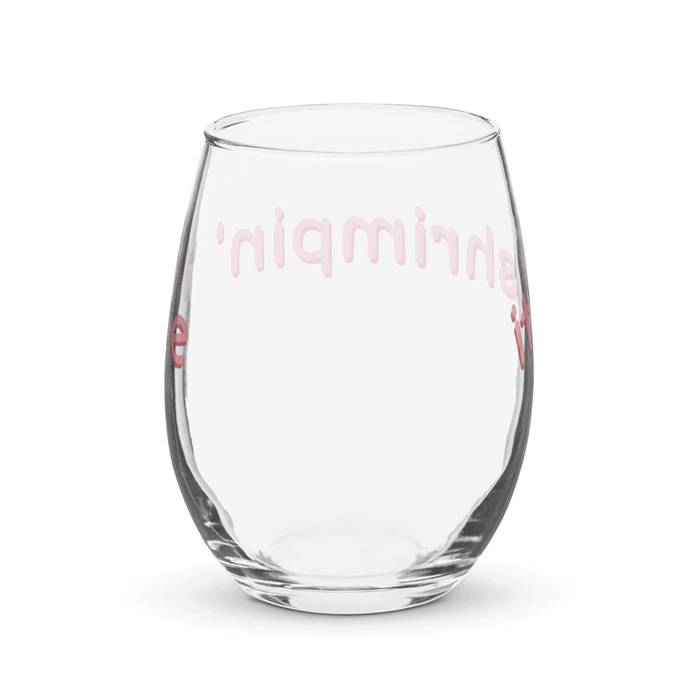 Shrimpin' Time Stemless Wine Glass product image (2)
