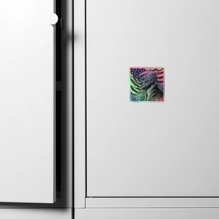 Patriotic Leader Holographic Sticker product image (6)