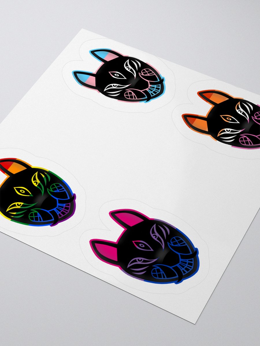 Kitsune - pride - sticker product image (9)
