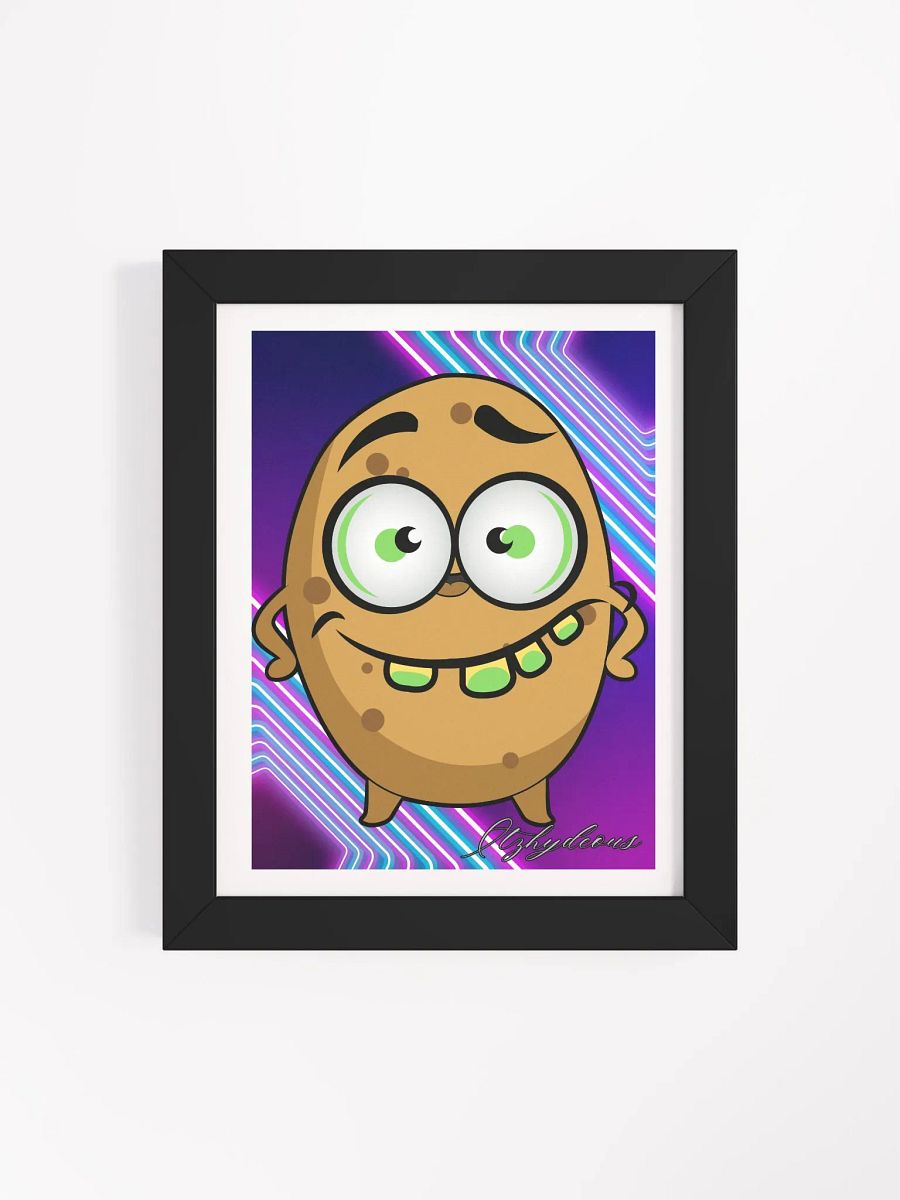 Neon Potato Paradise Framed Poster product image (4)