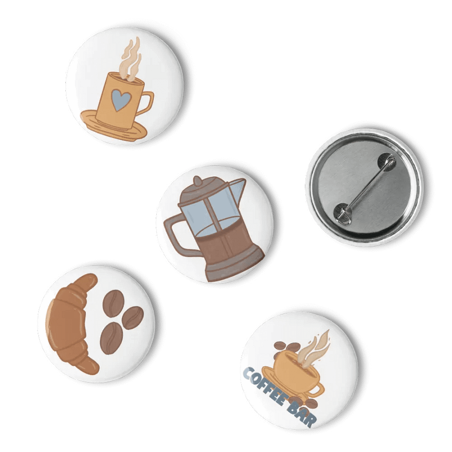 Heartfelt Coffee Pins Set product image (15)