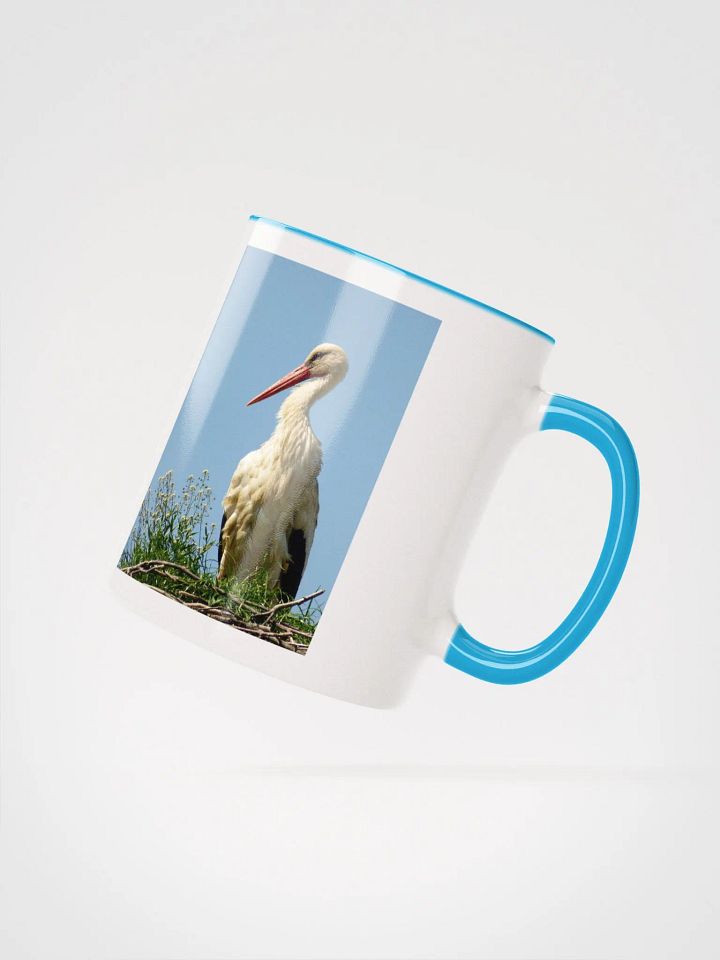 The white stork - Ceramic Mug with Color Inside product image (2)