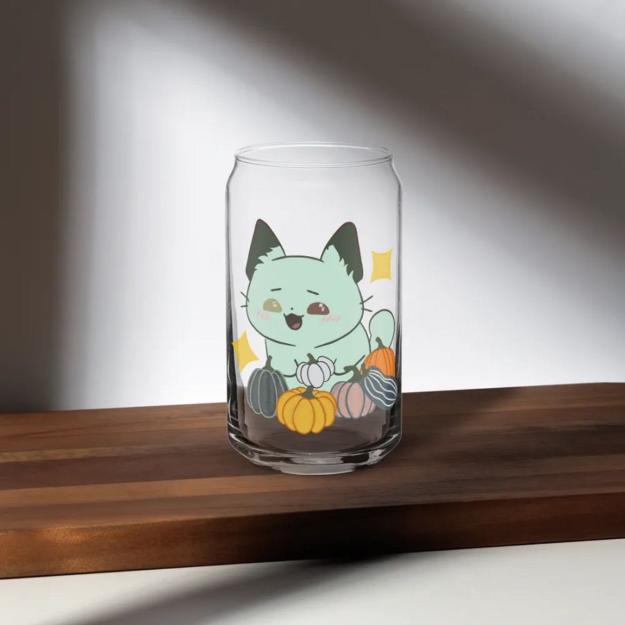 Spoopy Time Pumpkins Can-Shaped Glass product image (5)