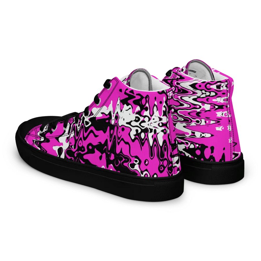 Cyberpink, high top canvas shoes (womens) product image (4)