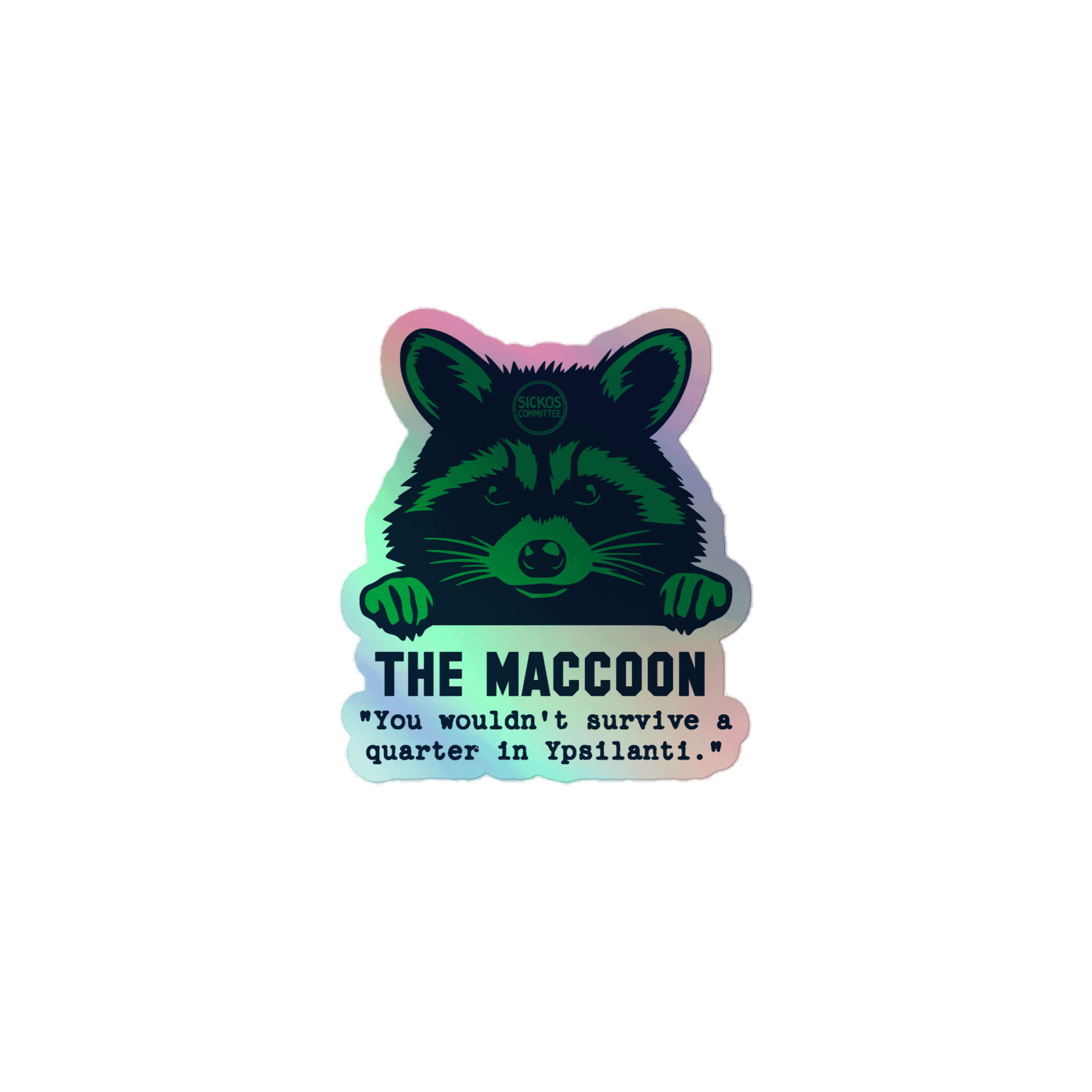 The MACCOON - Holographic Sticker (3 Sizes) product image (1)