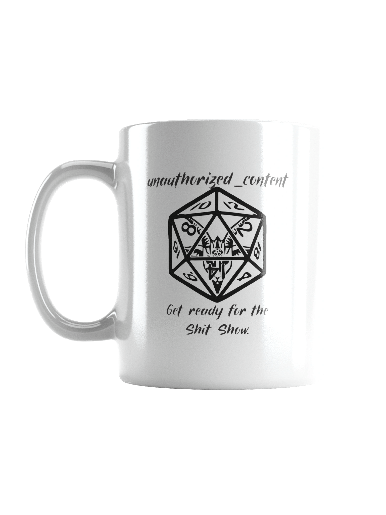 unauthorized content Mug for left handed chaos monkeys product image (1)