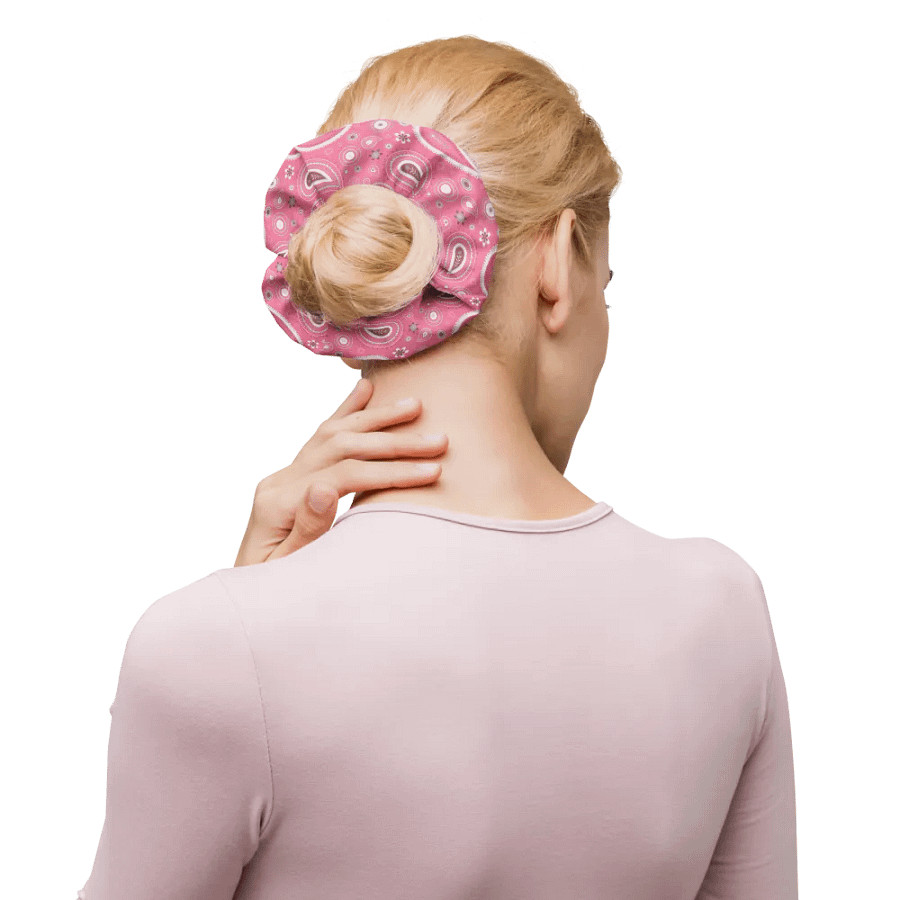Pink Paisley Dreams All-Over Print Scrunchie product image (12)