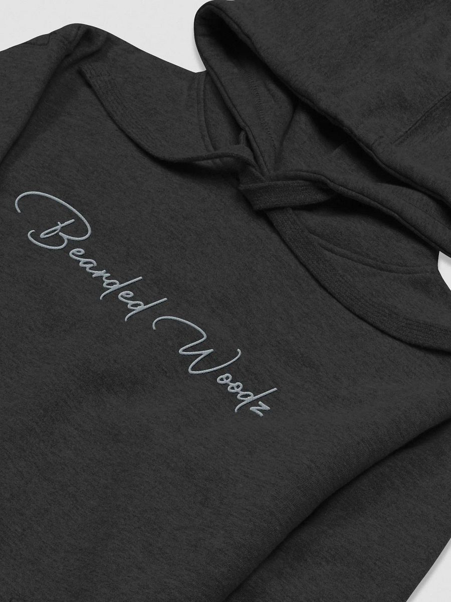 Men's Bearded Woodz Signature Hoodie (Grey Embroidery) product image (3)
