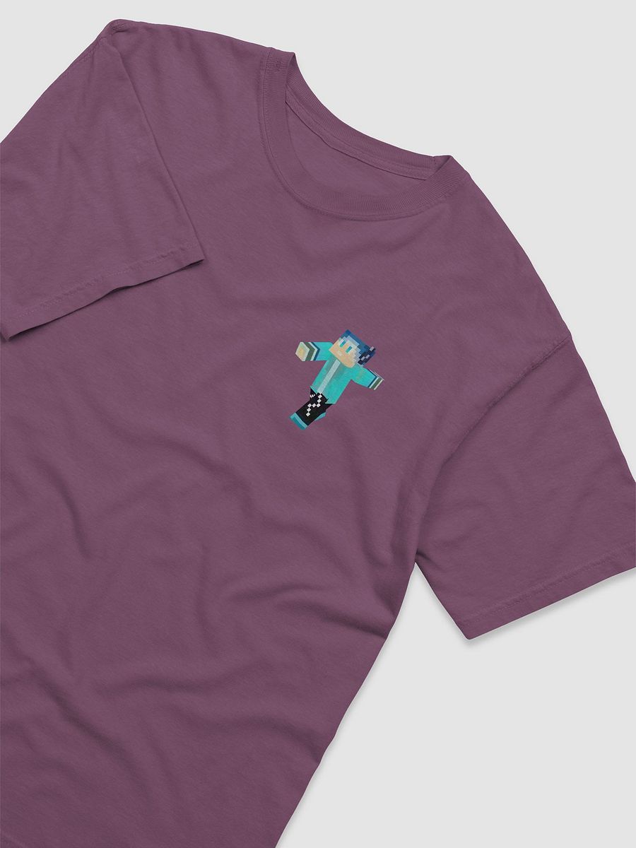 Pixelated Blue Character Graphic T-Shirt product image (53)