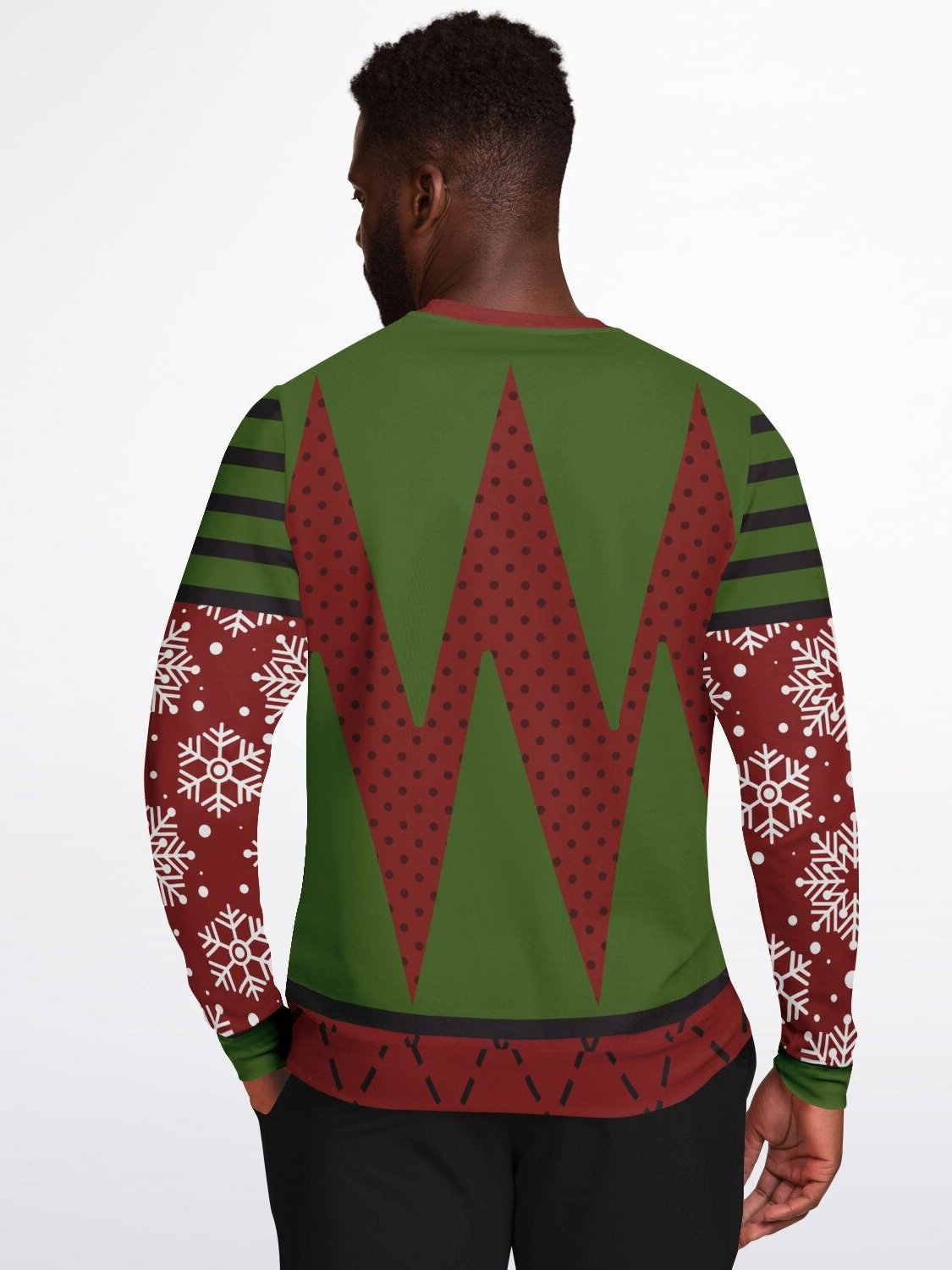 "Eat Me" Gingerbread Man Christmas Sweater | Funny Flirty Holiday Sweatshirt | Humorous Christmas Party Winter Outfit product image (8)