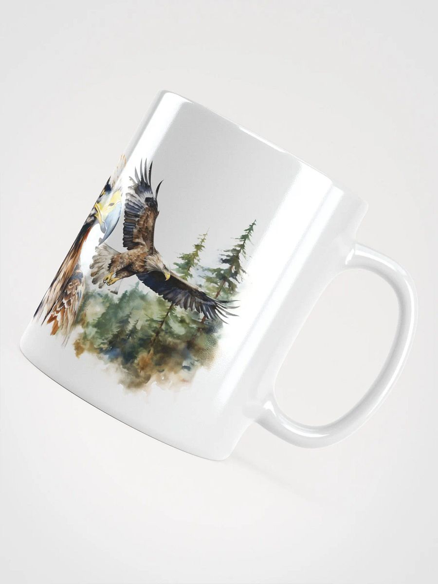 Eagle's Flight White Glossy Mug product image (5)