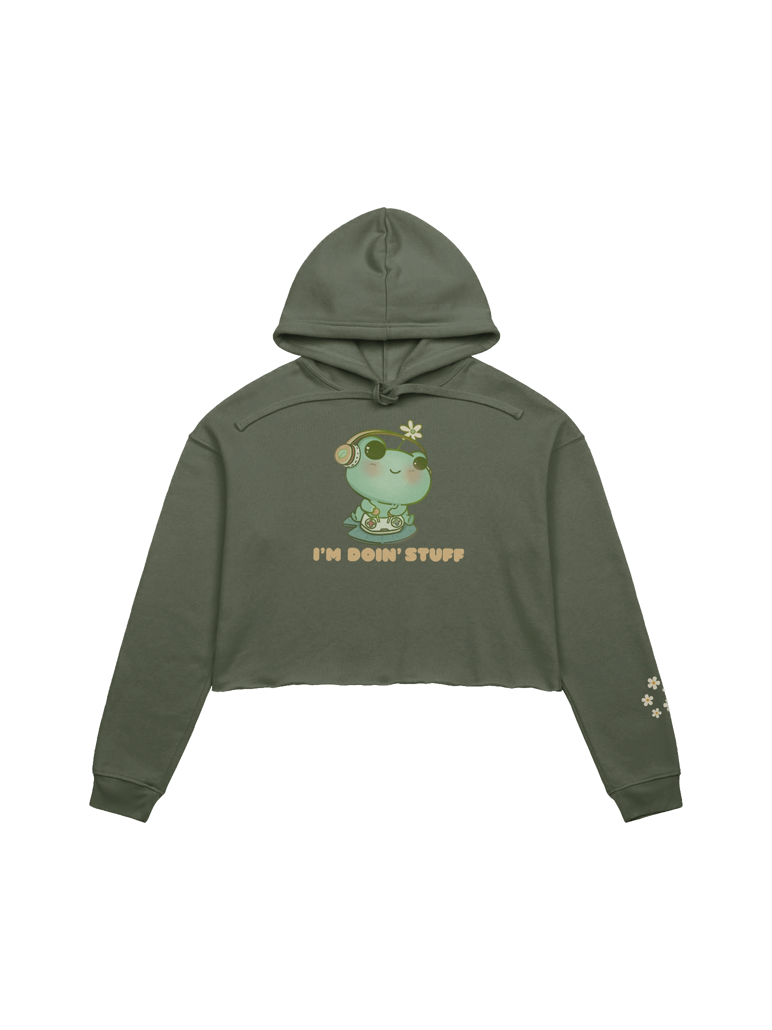 I'm Doin Stuff Cropped Hoddie product image (1)