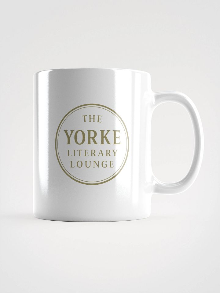 The Yorke Literary Lounge Ceramic Mug White product image (1)