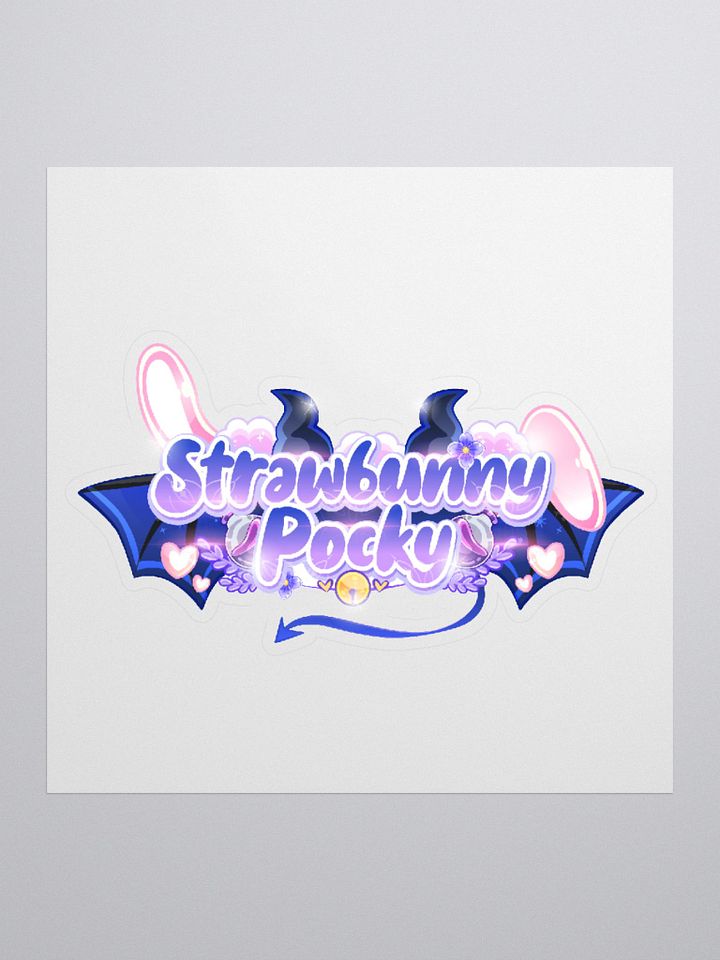 Strawbunny Pocky Kiss cut Sticker product image (2)