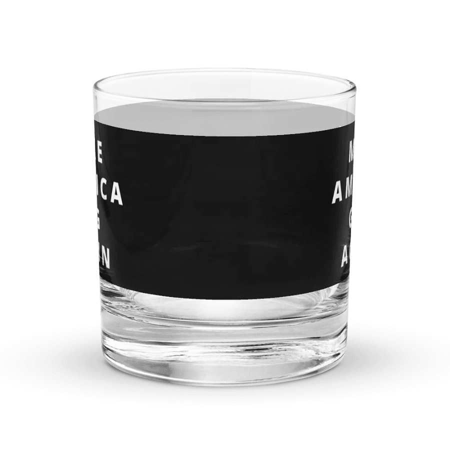 Make America Gag Again Black Chromatic Rocks Glass product image (2)