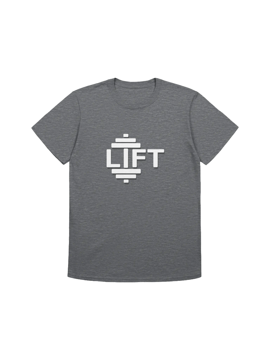 LIFT Barbell Typography Fitness T-Shirt product image (5)