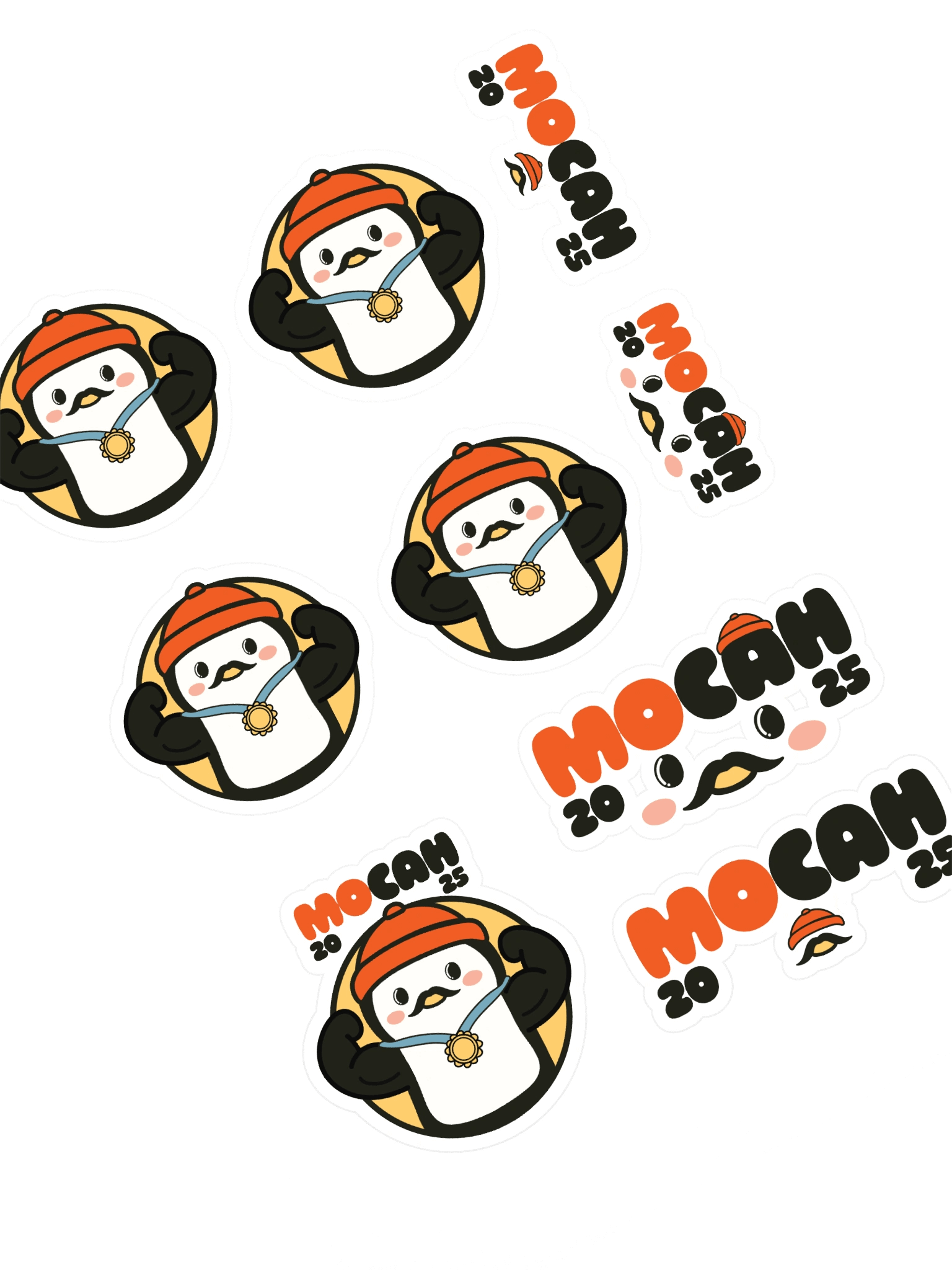 MOCAH Movember 2025 – Sticker Sheet | Limited Charity Edition product image (1)