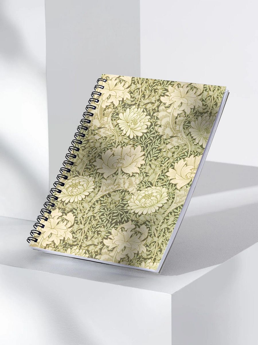 Chrysanthemum: William Morris: Spiral Notebook product image (3)