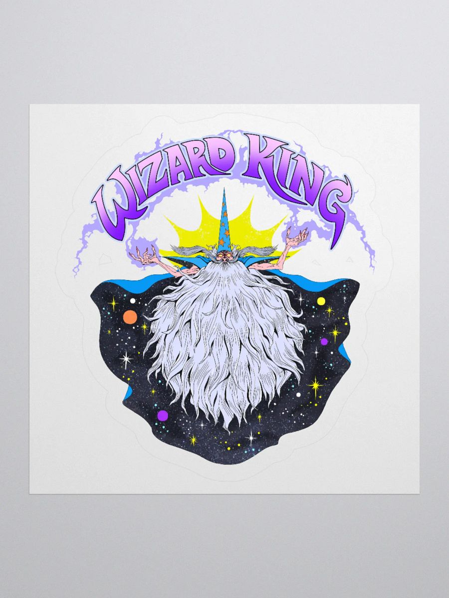 Dark Fantasy Wizard King - Sticker product image (1)