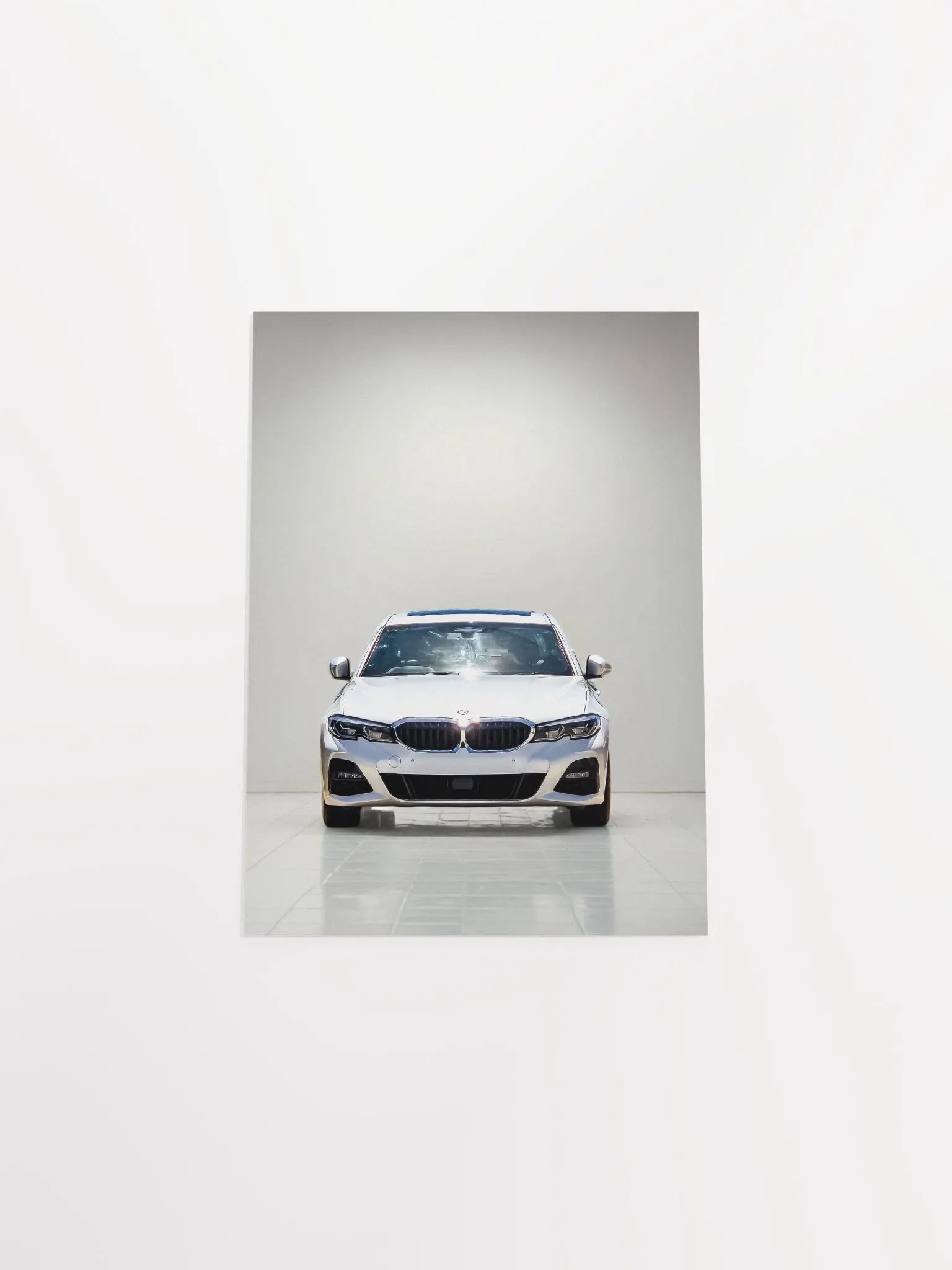 White Car Poster product image (3)