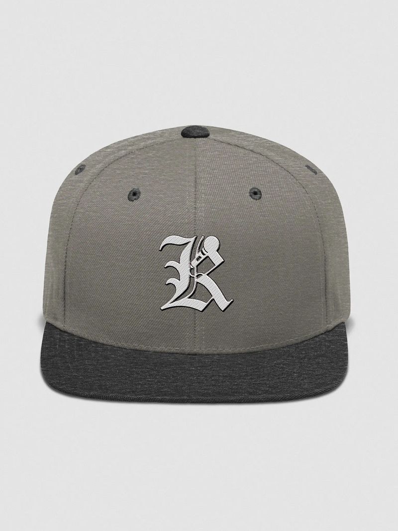 Knarly Era Embroidered Snapback (Heather Gray/Black)