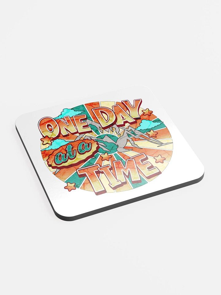 One Day At A Time Mountain Motivation Coaster Set product image (2)