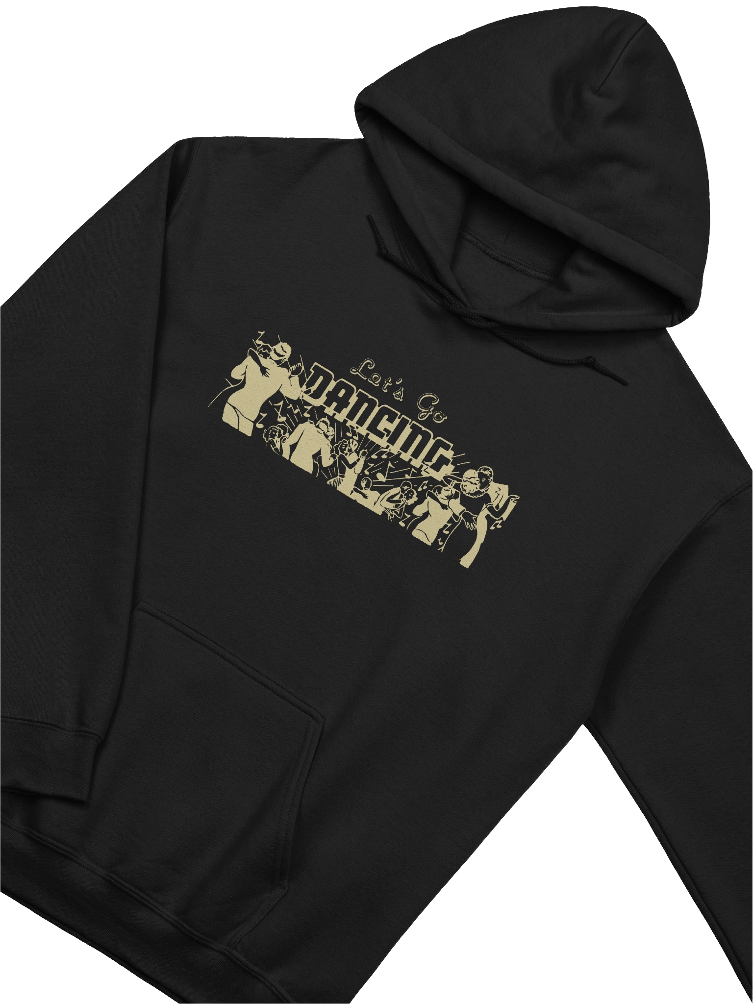 'Let's Go Dancing' Hoodie — Dark product image (2)