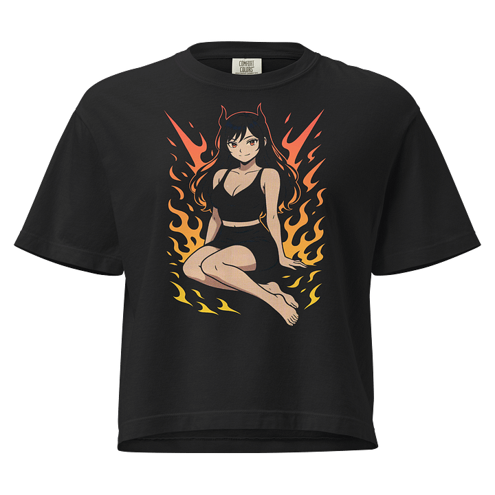 Radiant Gradient Succubus Ladies Boxy Tee product image (1)
