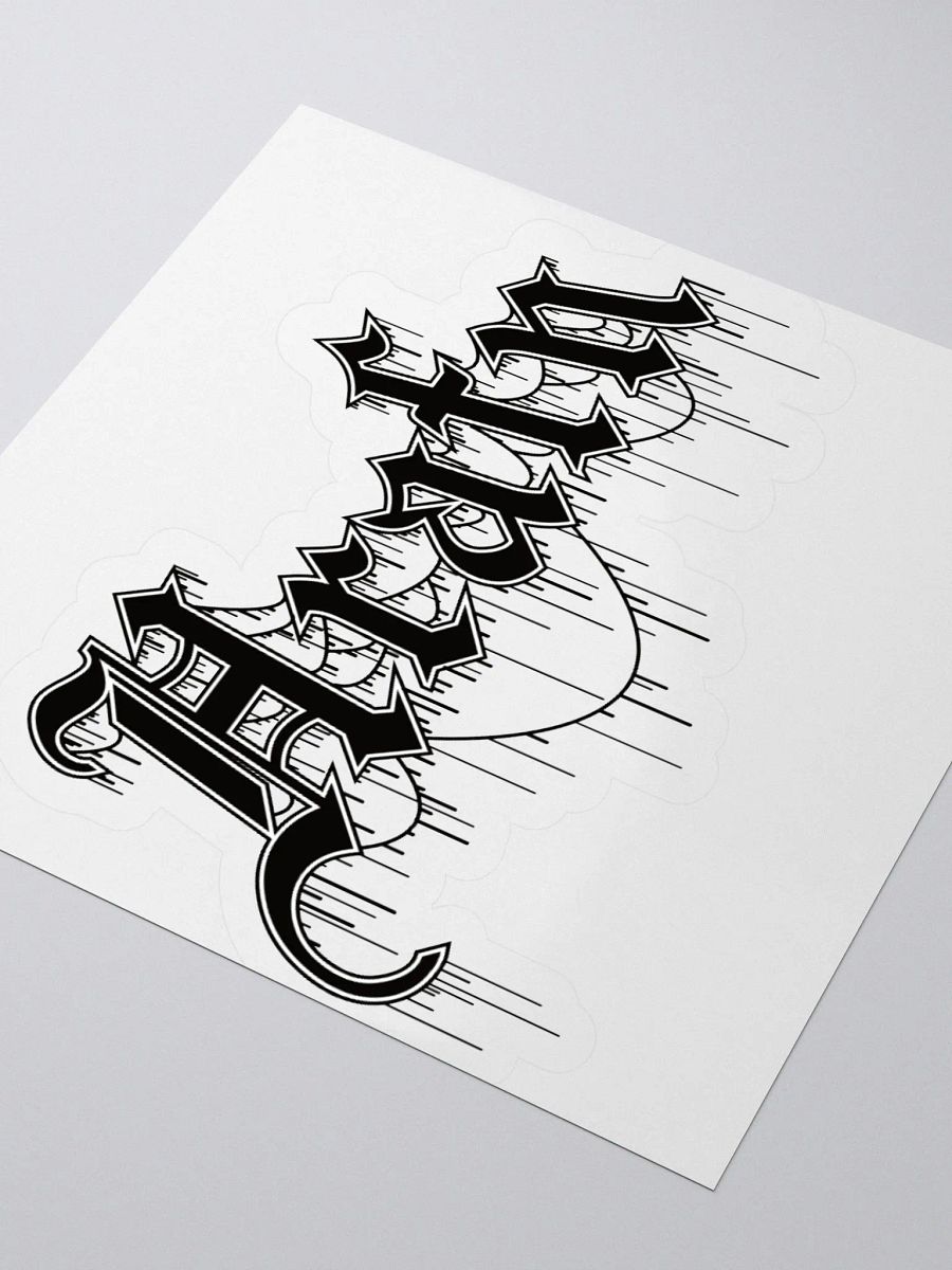 Hrafn Gothic Logo Kiss Cut Stickers product image (3)