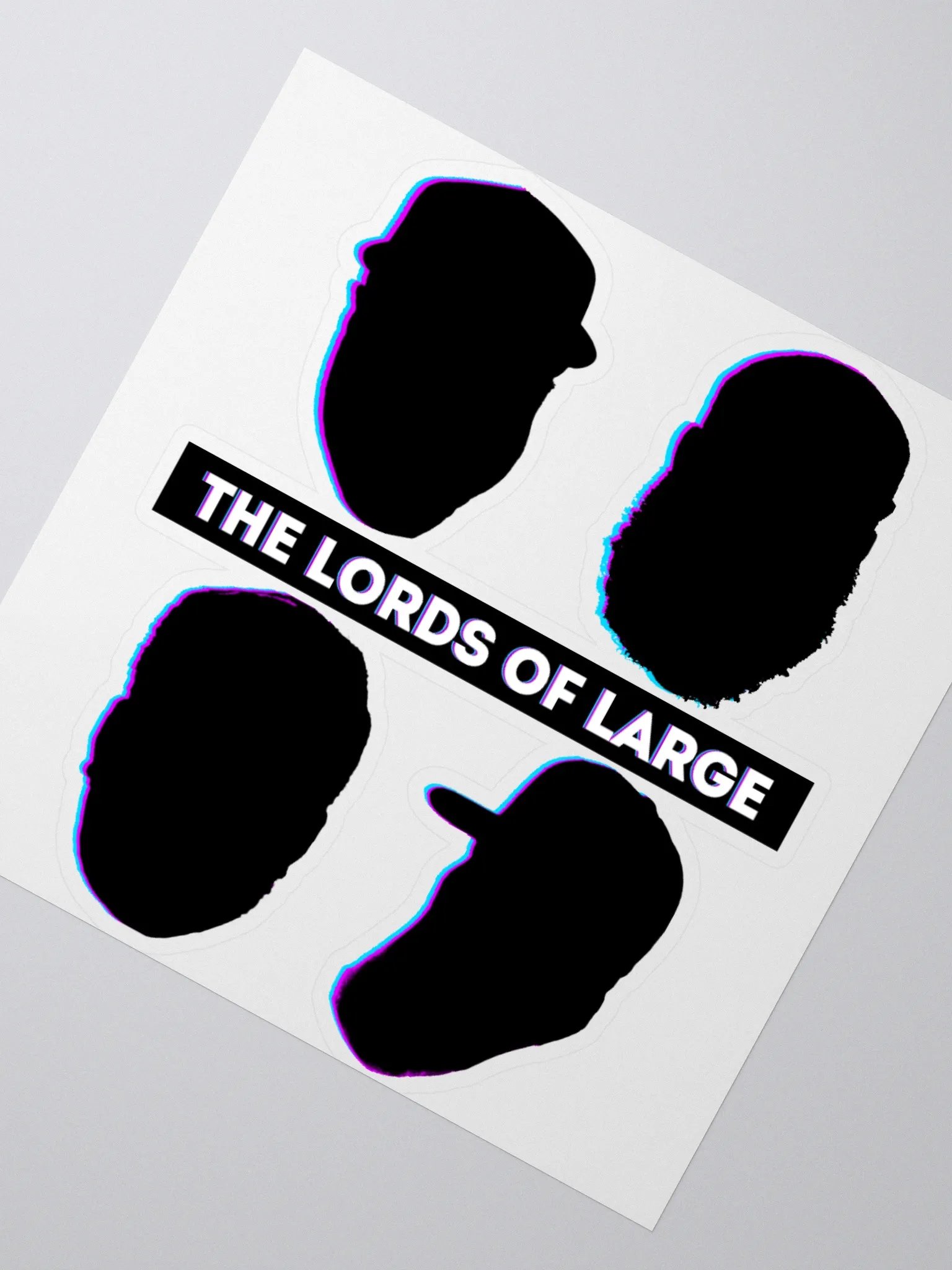 The Lords of Large Sticker Black product image (2)