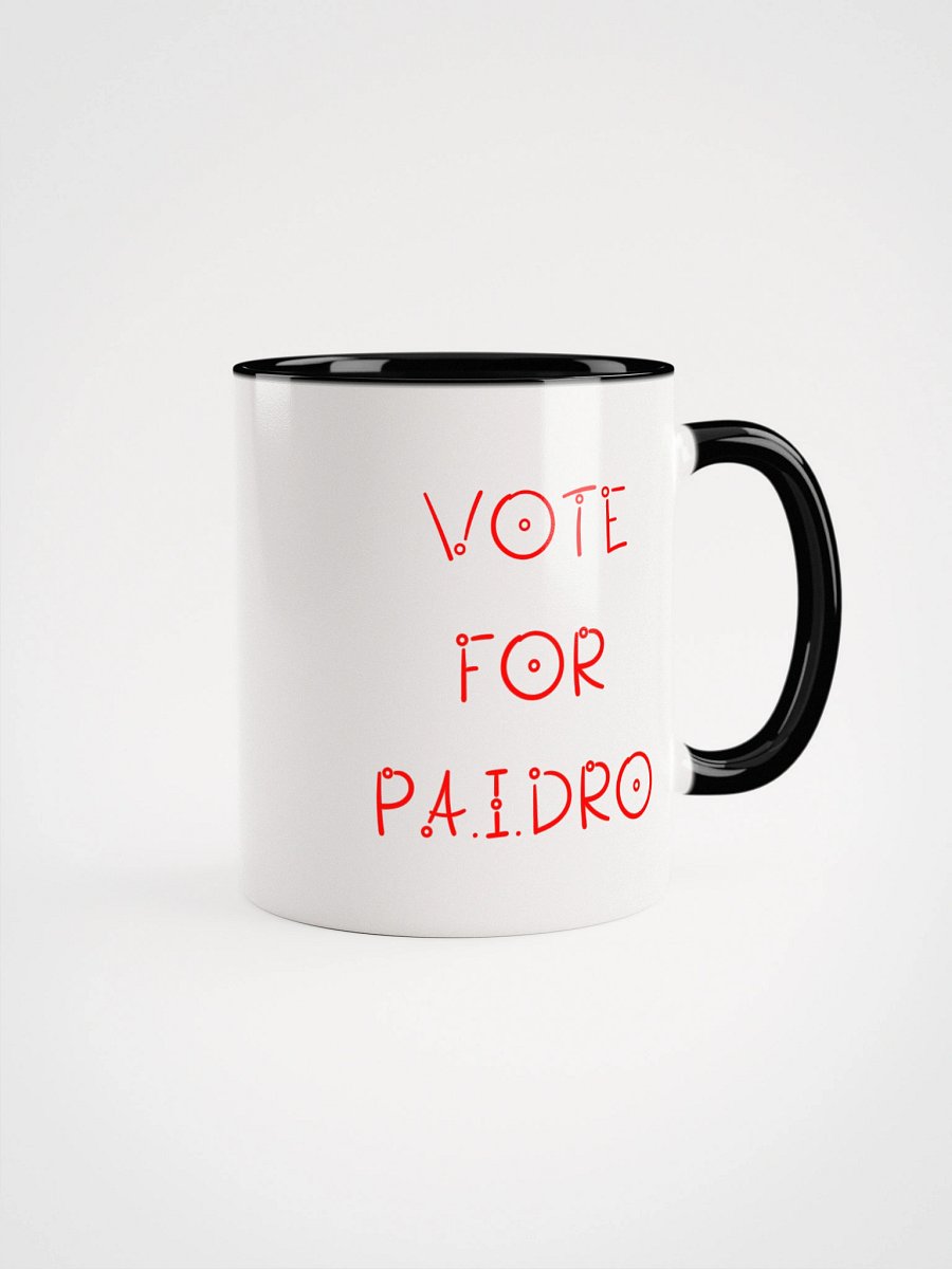 Vote For P.A.I.DRO Accent Mug product image (3)