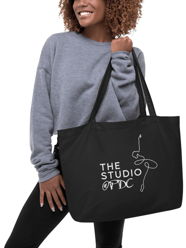 Organic Large Tote | Multiple Colour Options with White Logo product image (2)