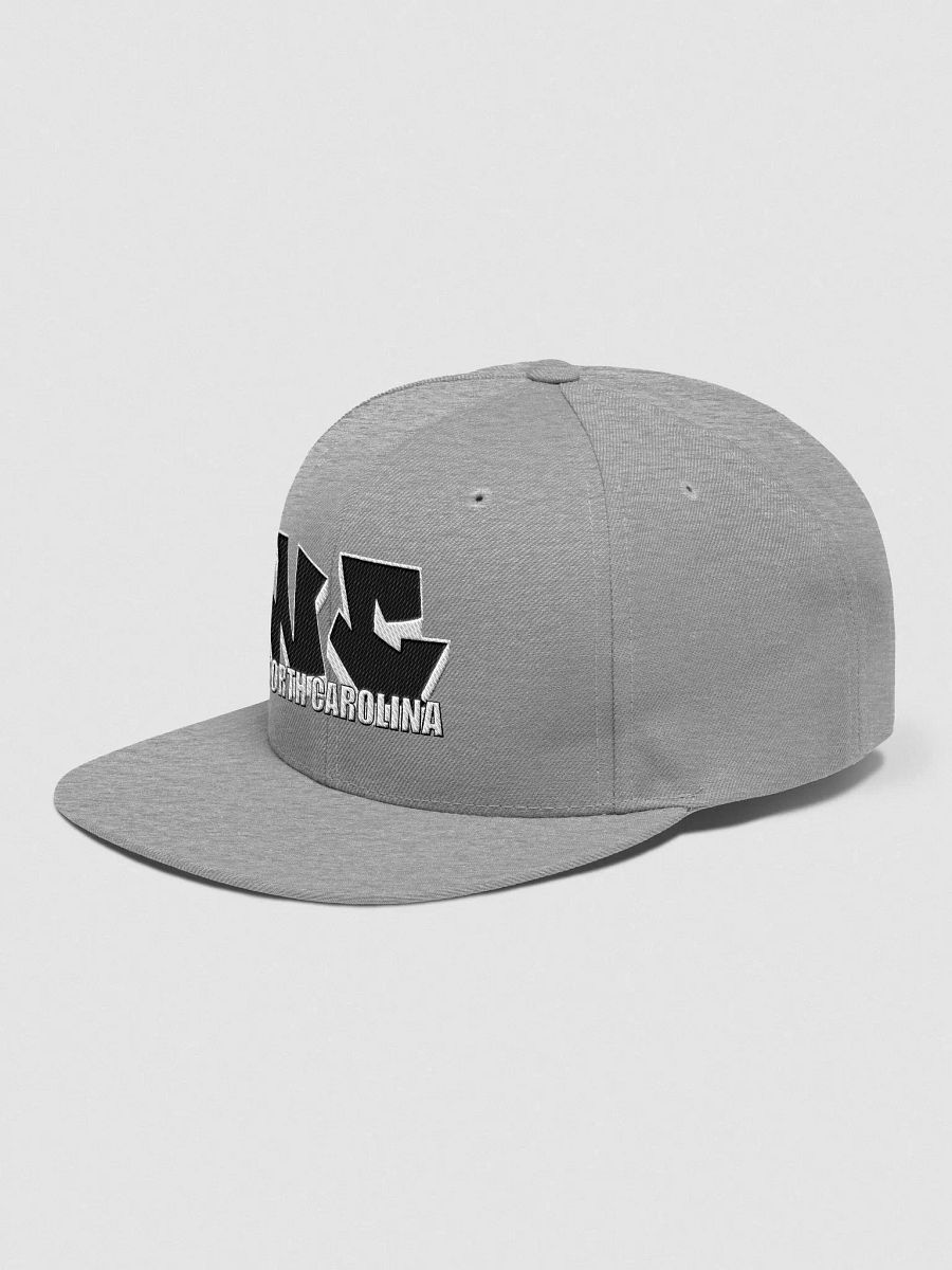 NORTH CAROLINA, NC, Graffiti, Yupoong Wool Blend Snapback Hat product image (3)