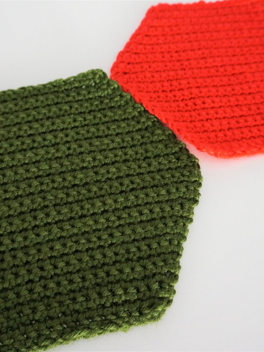 Single crochet hexagon pdf pattern product image (3)