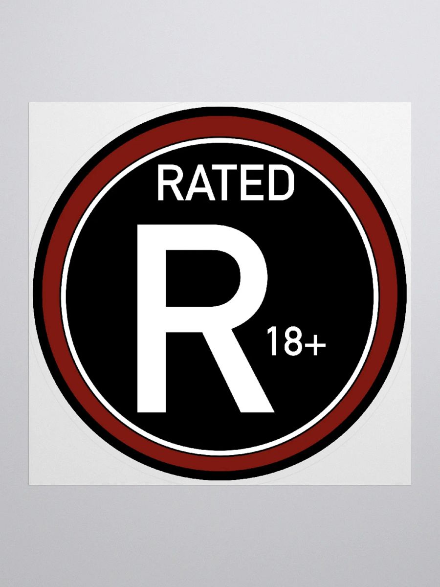Rated R Sticker product image (1)