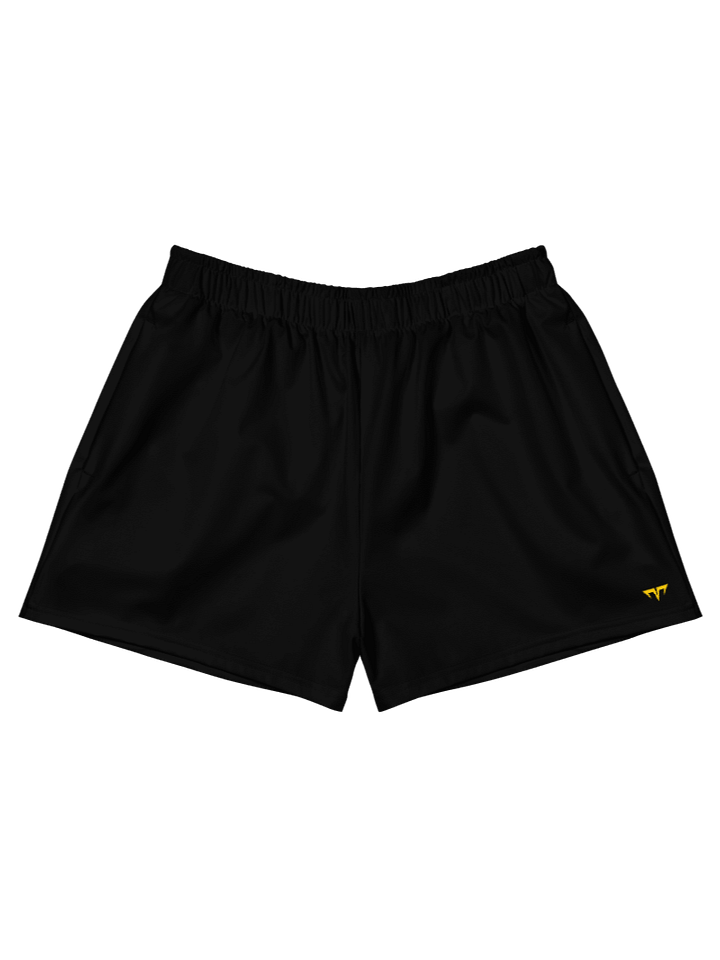 Unisex Activewear - Pekpek Short Shorts Black - Printed Gold Logo product image (1)