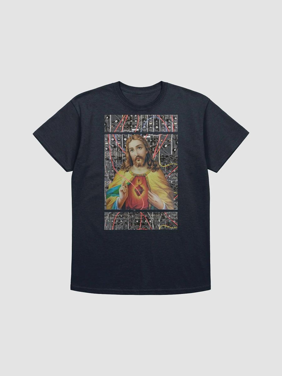 Jesus Christ Sacred Moog by Frank Fonik, Techno EDM Unisex t-shirt product image (3)
