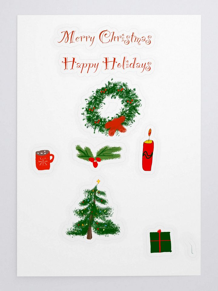 Festive Holiday Sticker Sheet Set product image (1)