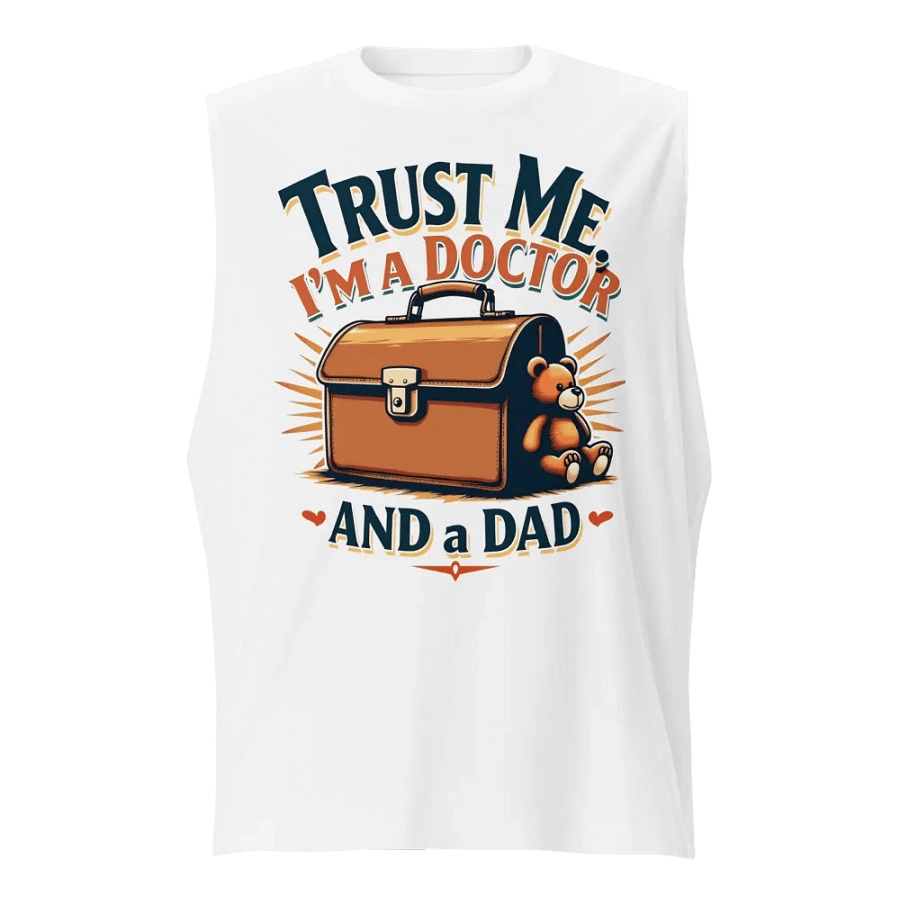 Doctor Dad Vintage Muscle Tank product image (5)