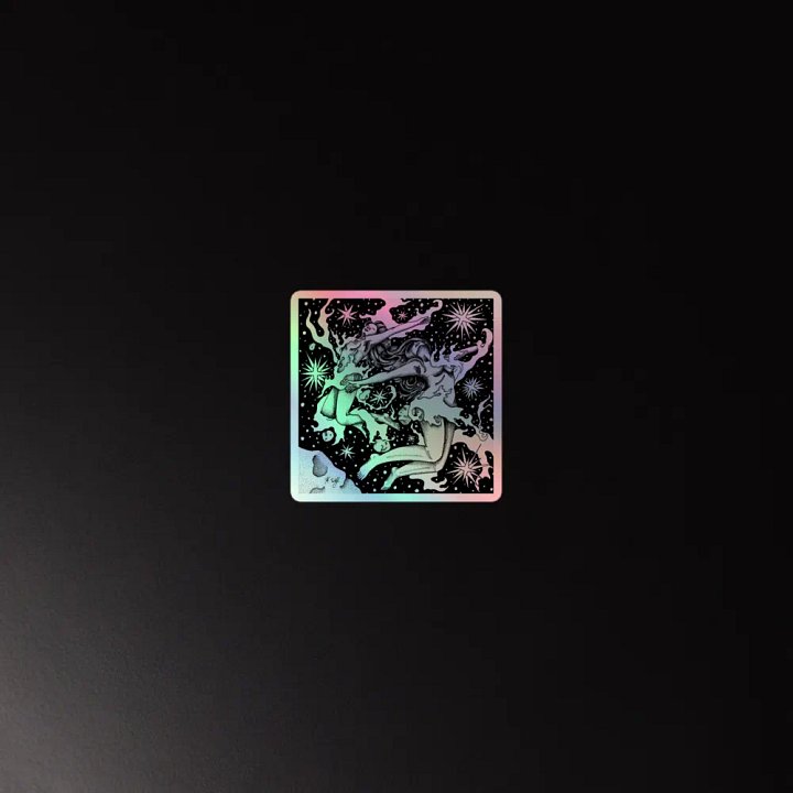 Gemini Zodiac, Holographic Sticker Sheet product image (2)