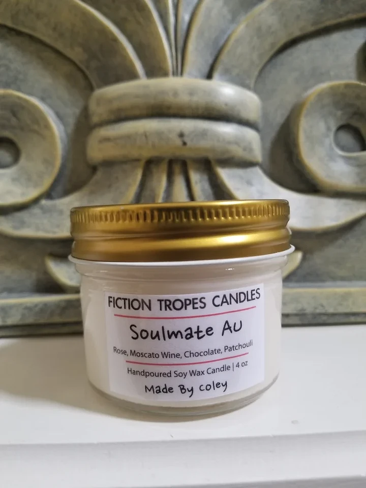 Mini Soulmate AU Candle (Fiction Tropes Candles) product image (1)